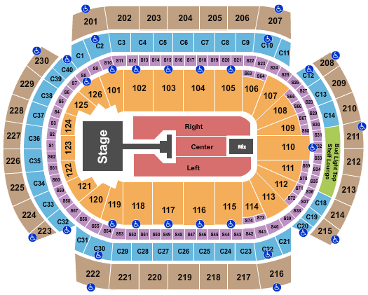 Xcel Energy Center P!nk Seating Chart